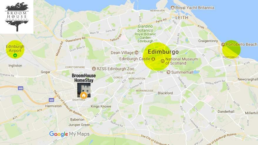 Broomhouse Homestay Edinburgh Bagian luar foto